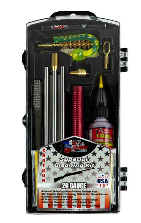 PROSHOT 20 GA SHOTGUN CLASSIC CLEANING KIT S20KIT - 556 Black Friday Promotion